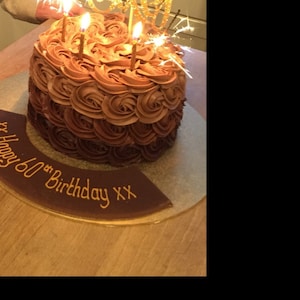 Ten Cake Topper